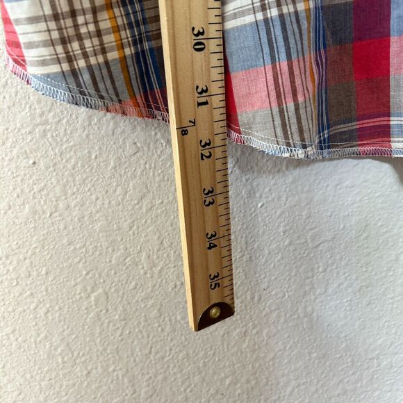 Vintage Saddlebrook Western Wear SS Pearl Snap plaid shirt size LARGE Made in US - Picture 6 of 8